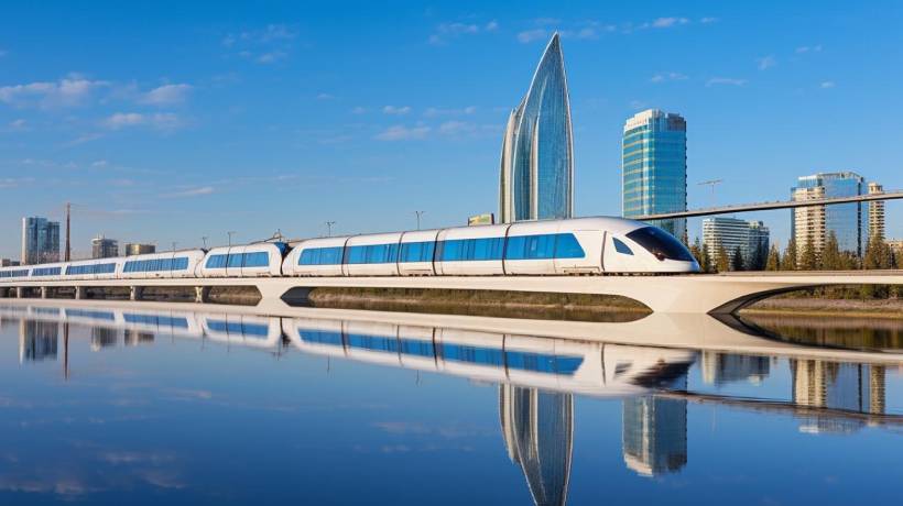 Dubai infrastructure projects including the Dubai Metro Blue Line